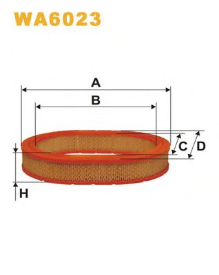WIX FILTERS wa6023 -  Воздушный фильтр
